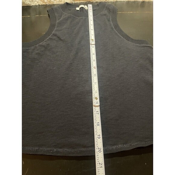 Rag and Bone Jean  Sz XS Essential Sleeveless Crew Neck Black Tank Top Women’s - Picture 6 of 7